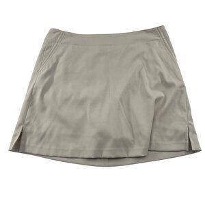 Lady Hagen Essentials Womens Skort Size 6 Beige Polyester Blend
